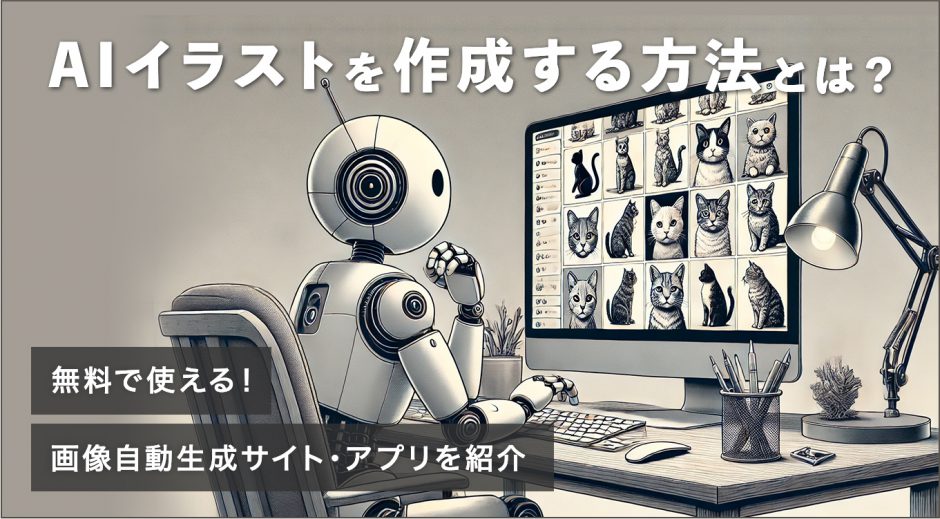 AIイラストを作成する方法とは？無料で使える画像自動生成サイト・アプリをご紹介